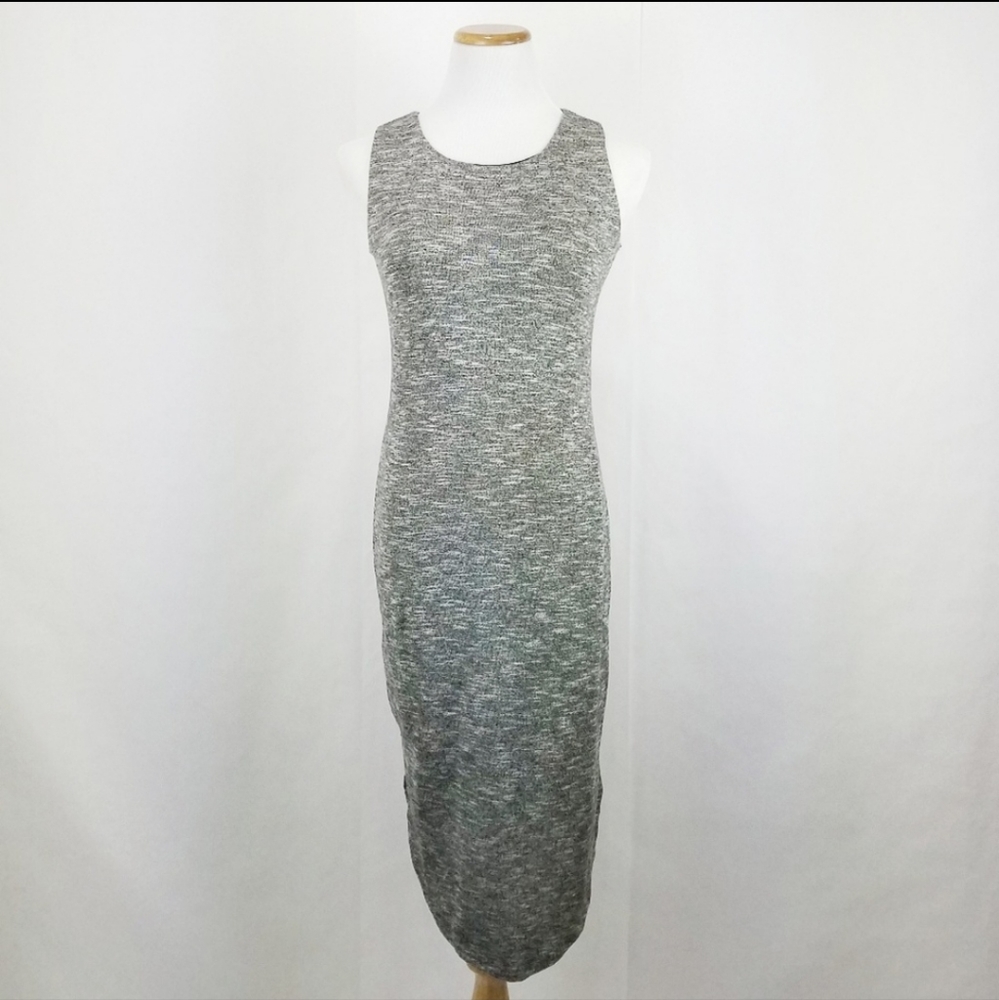 Grey 3/4 length dress